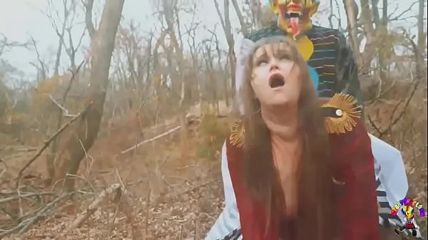 Fucking my step sister in the woods