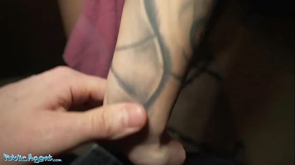 Public Agent Dominno and her Big Tits Fucked in Hotel Room