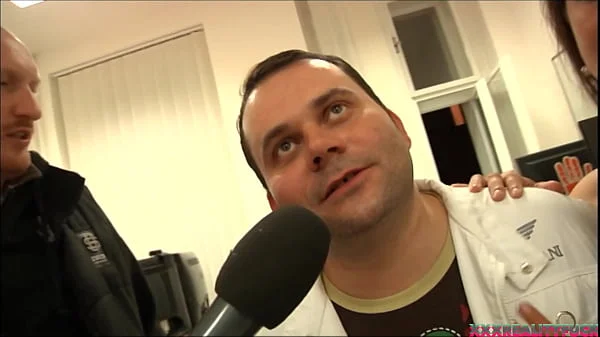 Fat pervert with small dick fuck horny brunette bitch